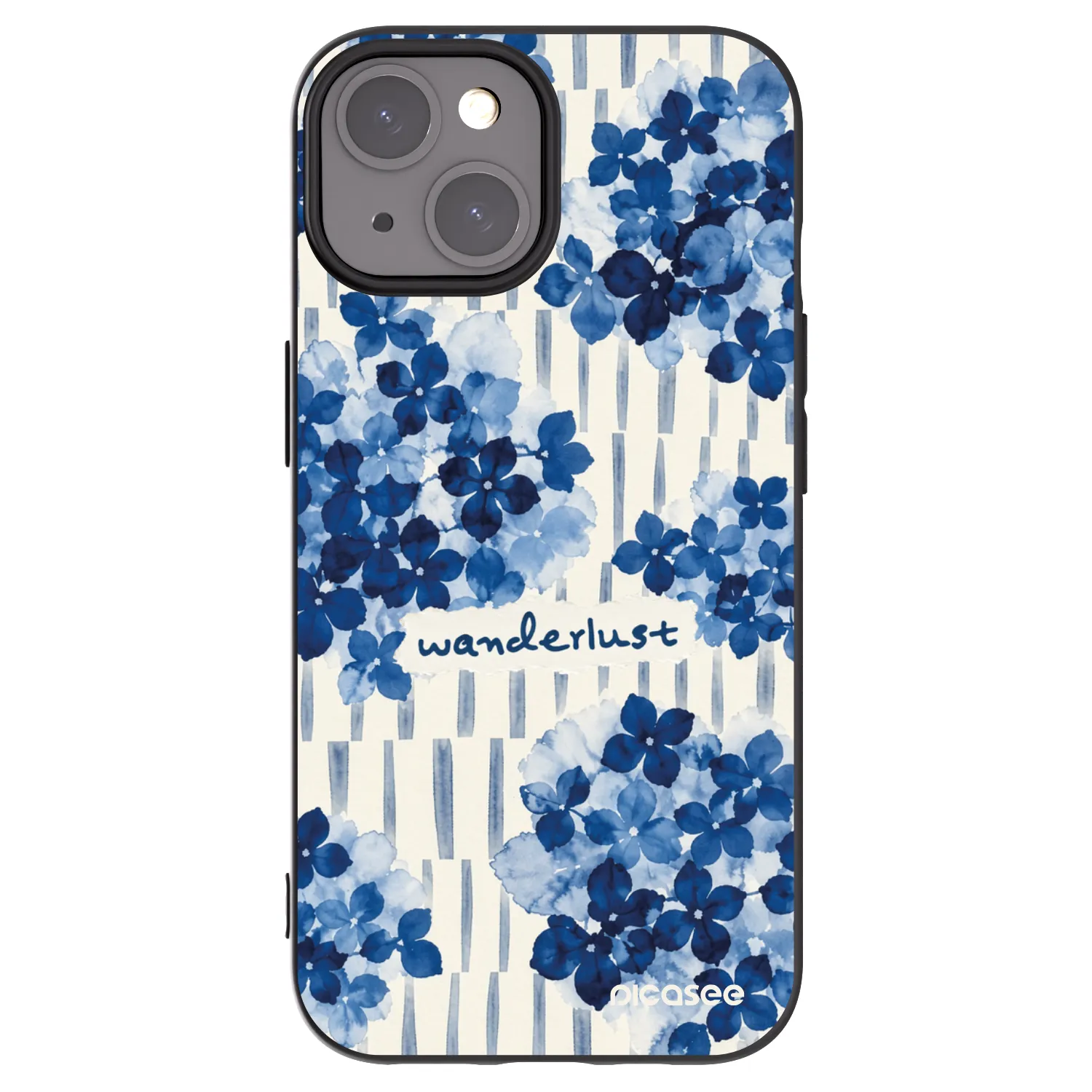 Picasee silikonski črni ovitek za Apple iPhone 15 - Azorea