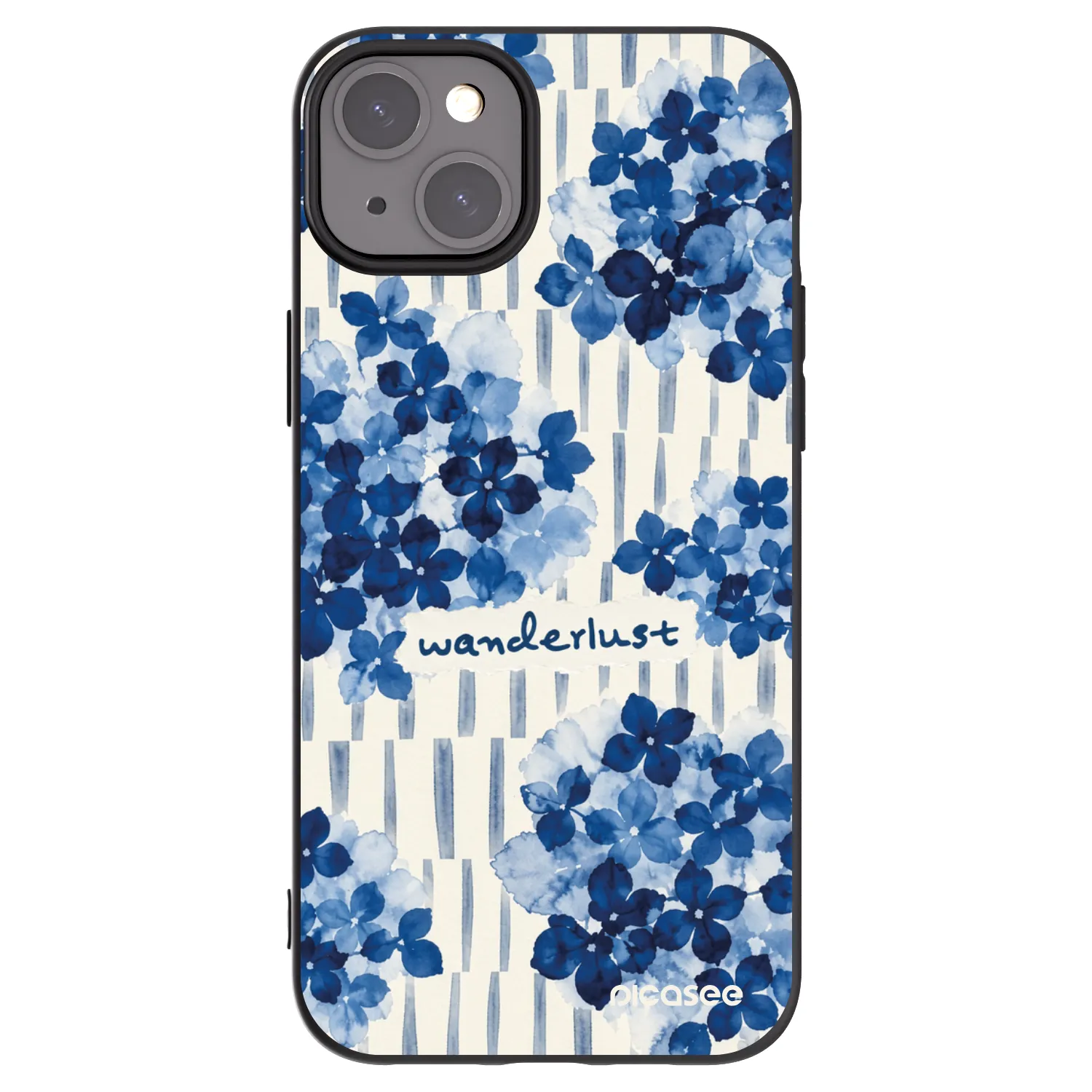 Picasee silikonski črni ovitek za Apple iPhone 15 Plus - Azorea