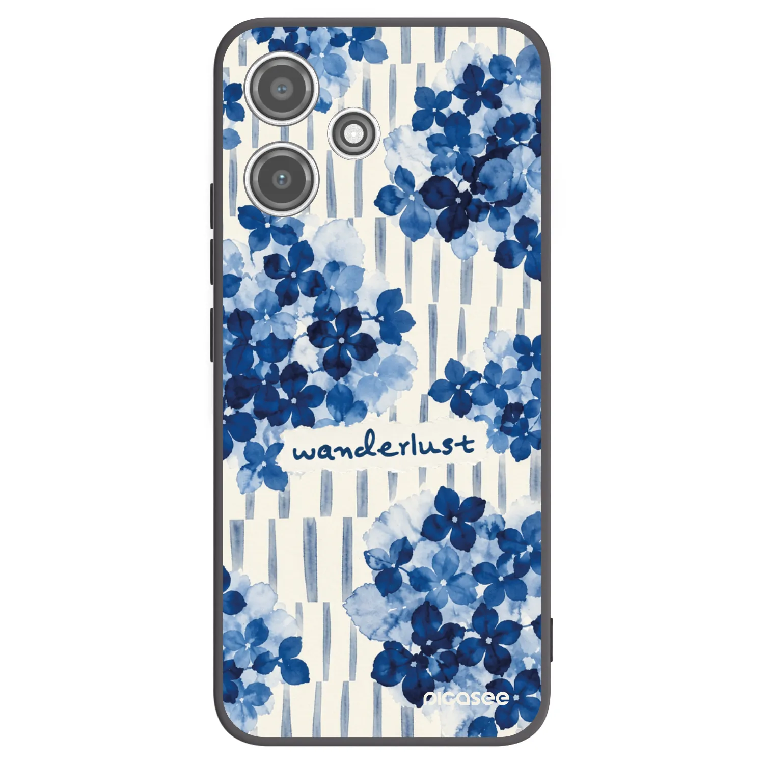 Picasee silikonski črni ovitek za Xiaomi Redmi 12 5G - Azorea