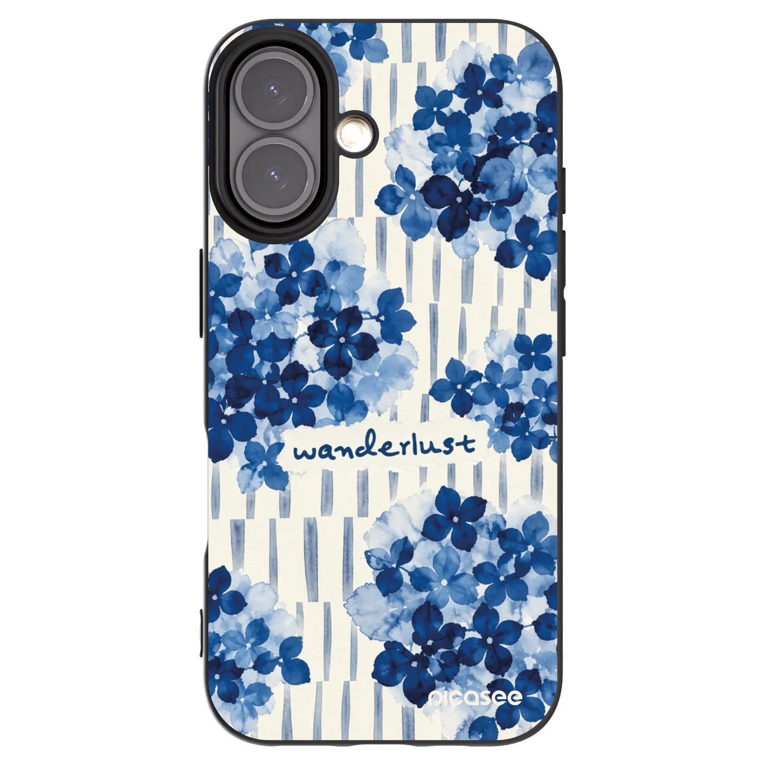 Picasee silikonski črni ovitek za Apple iPhone 16 - Azorea