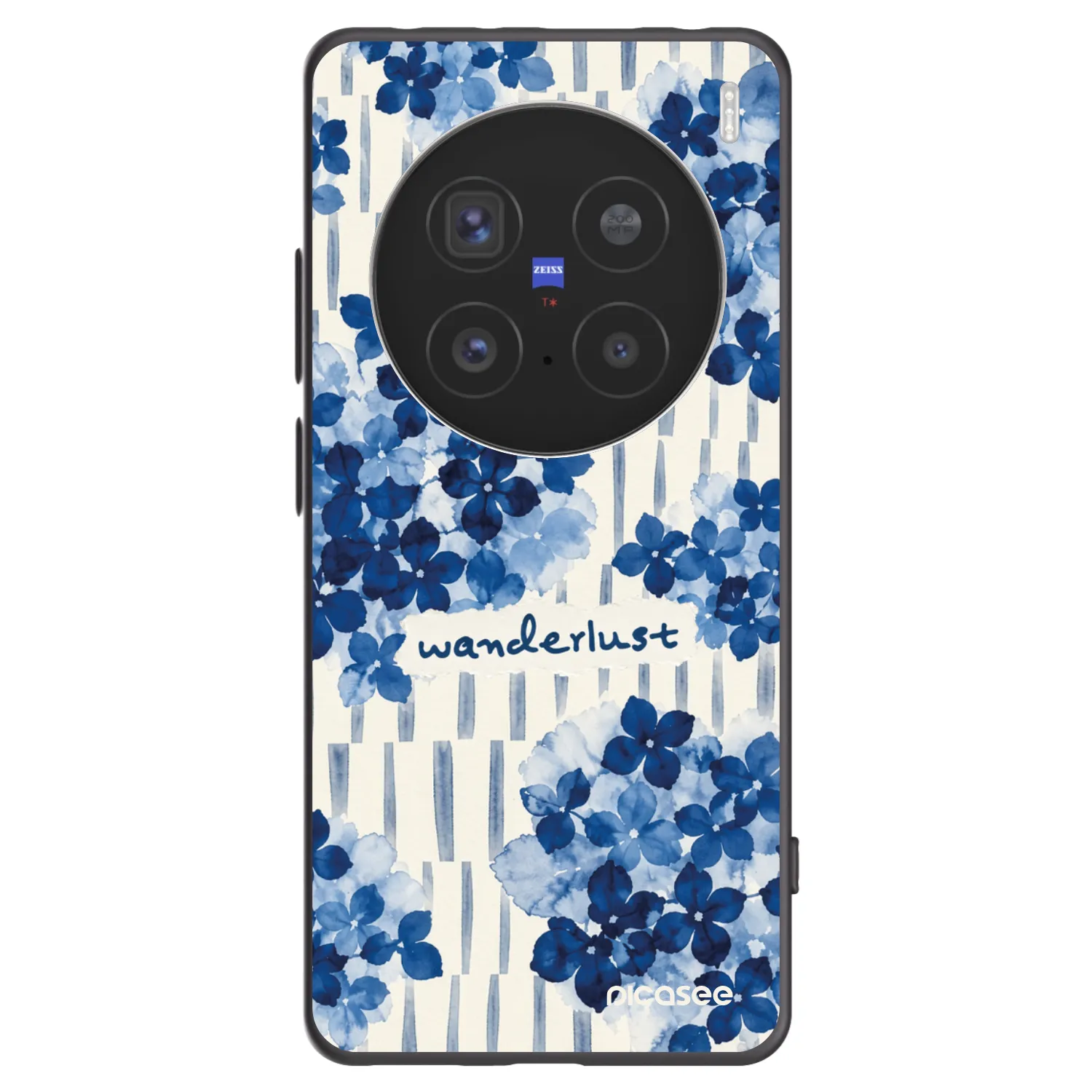 Picasee silikonski črni ovitek za Vivo X200 Pro - Azorea