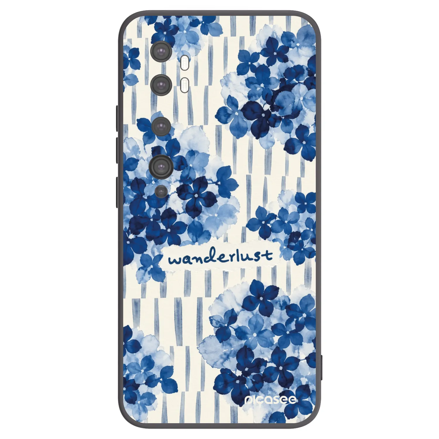 Picasee silikonski črni ovitek za Xiaomi Mi Note 10 (Pro) - Azorea