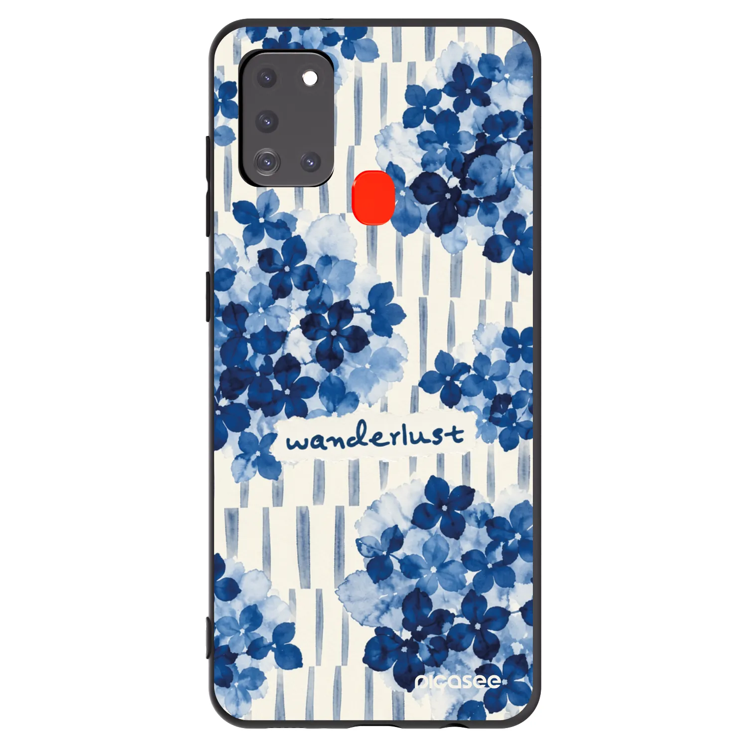 Picasee silikonski črni ovitek za Samsung Galaxy A21s - Azorea
