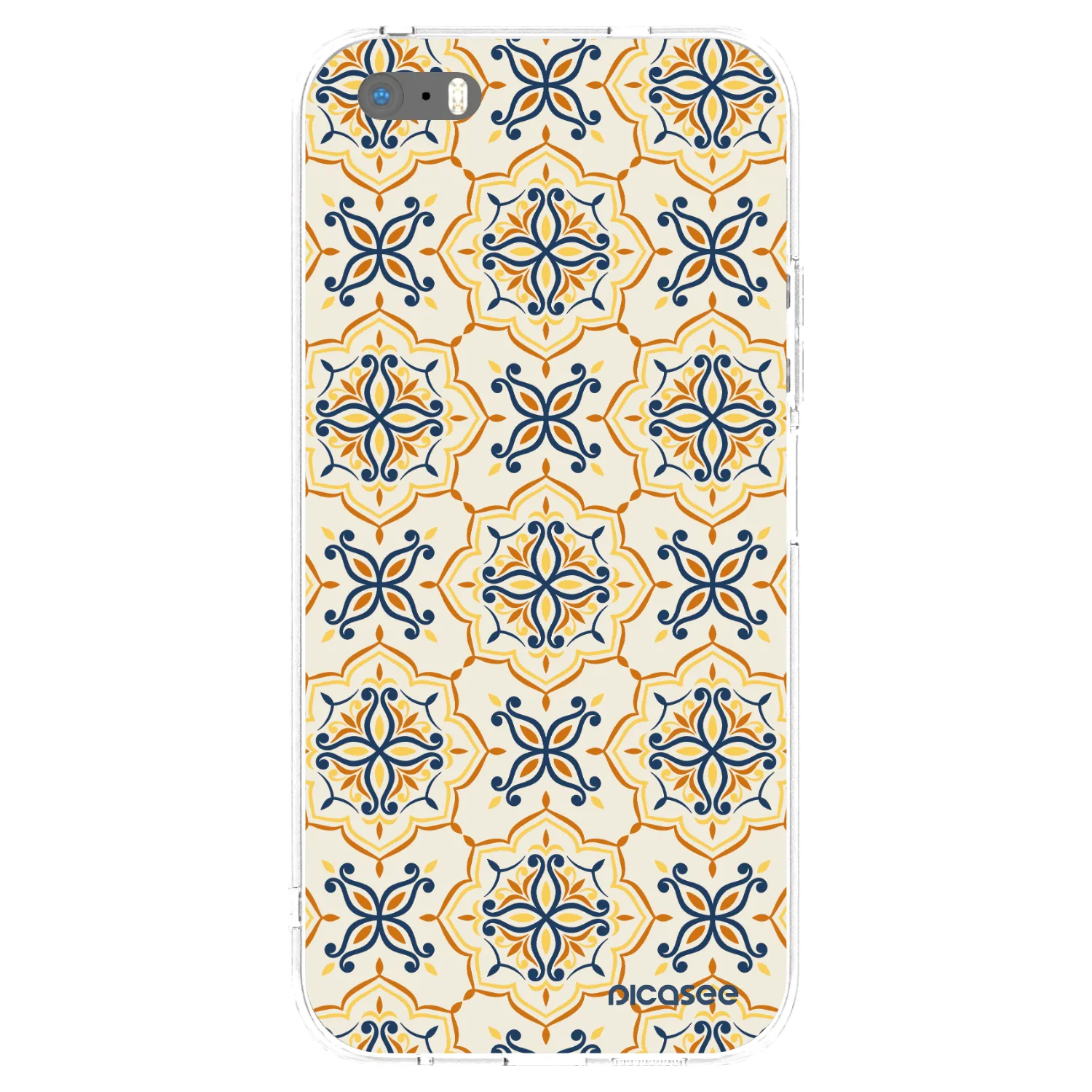 Picasee silikonski prozorni ovitek za Apple iPhone 5/5S/SE - Majolica