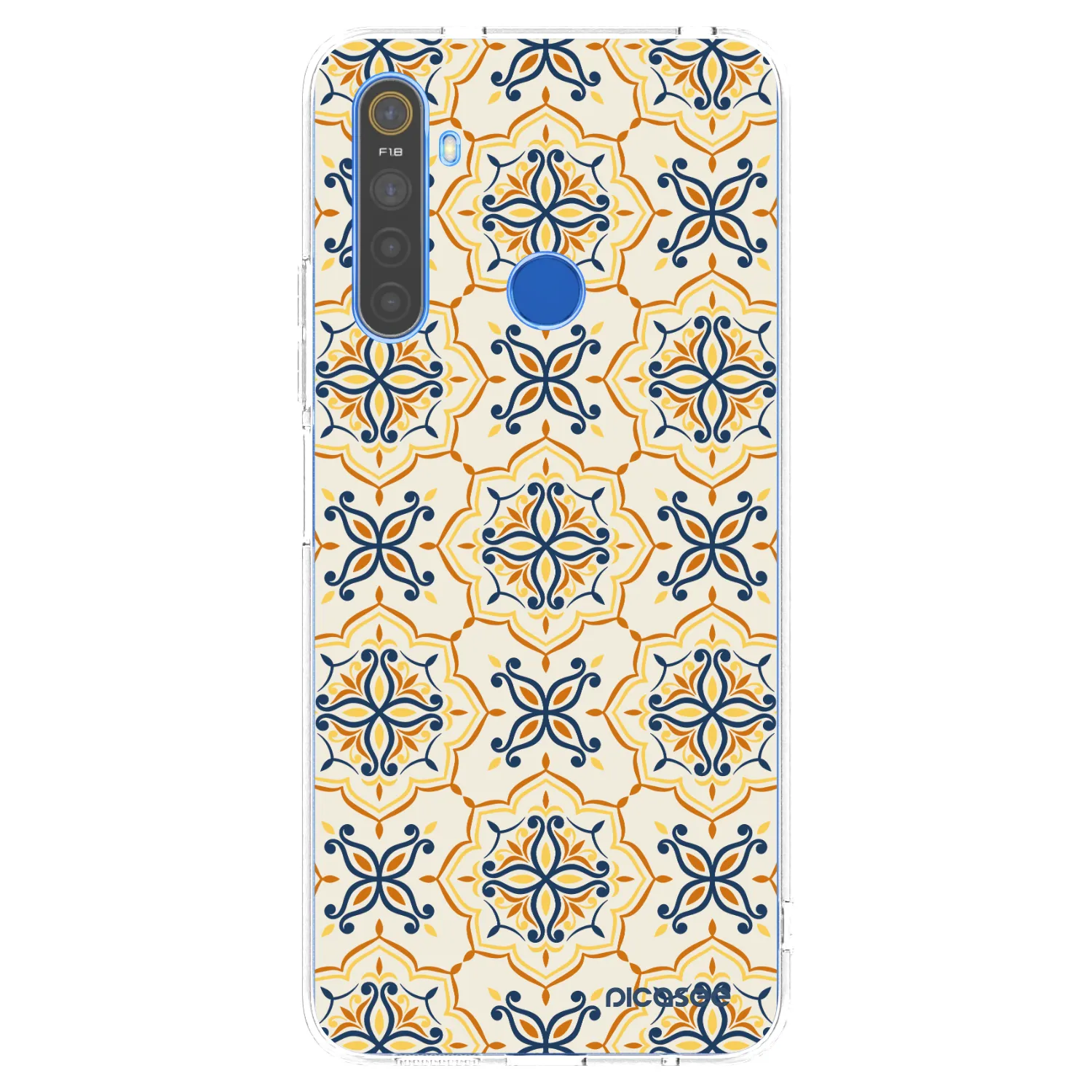 Picasee silikonski prozorni ovitek za Realme 5 - Majolica