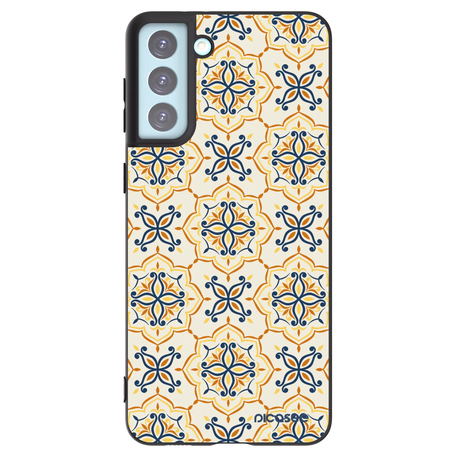 Picasee silikonski črni ovitek za Samsung Galaxy S21+ 5G G996F - Majolica