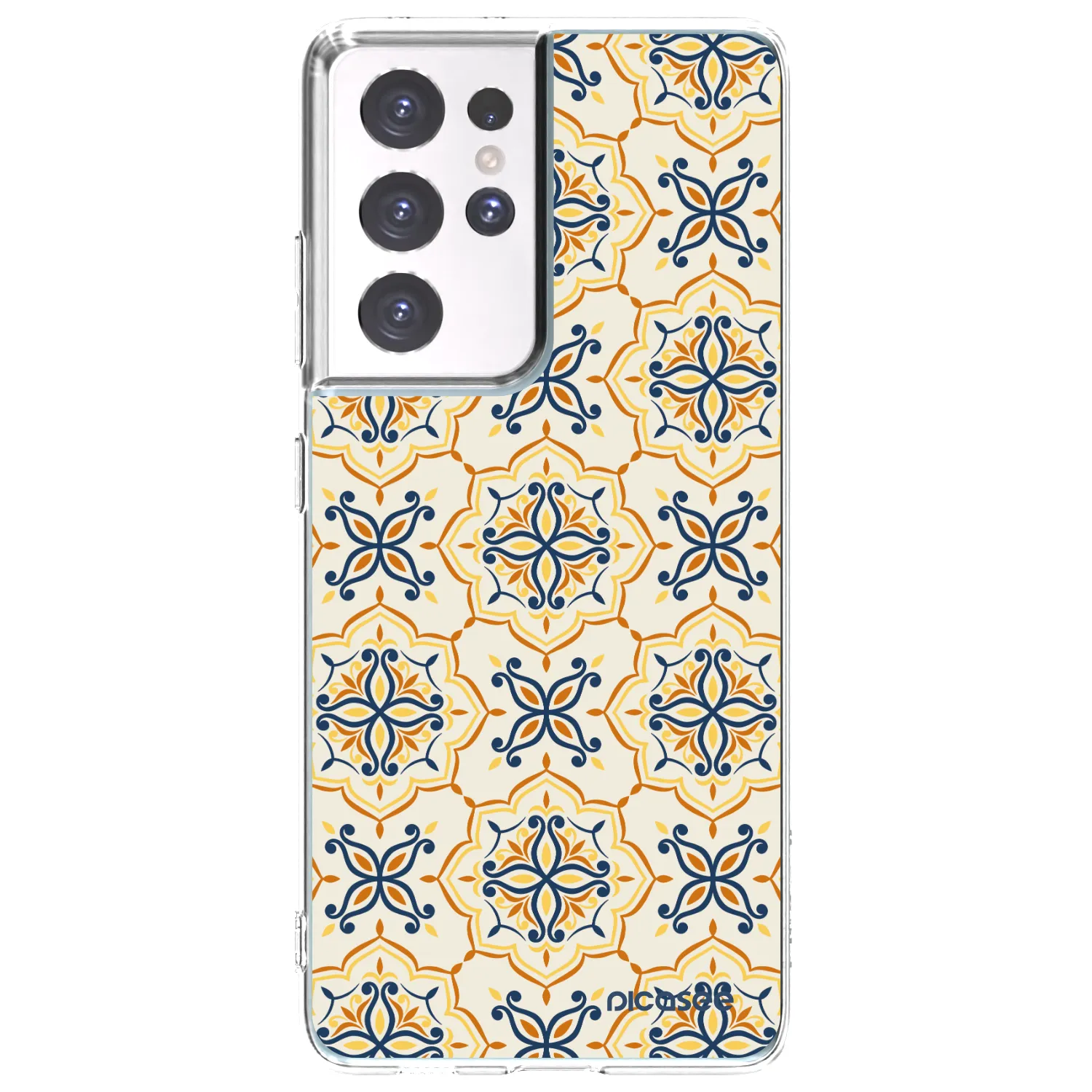 Picasee silikonski prozorni ovitek za Samsung Galaxy S21 Ultra 5G G998B - Majolica