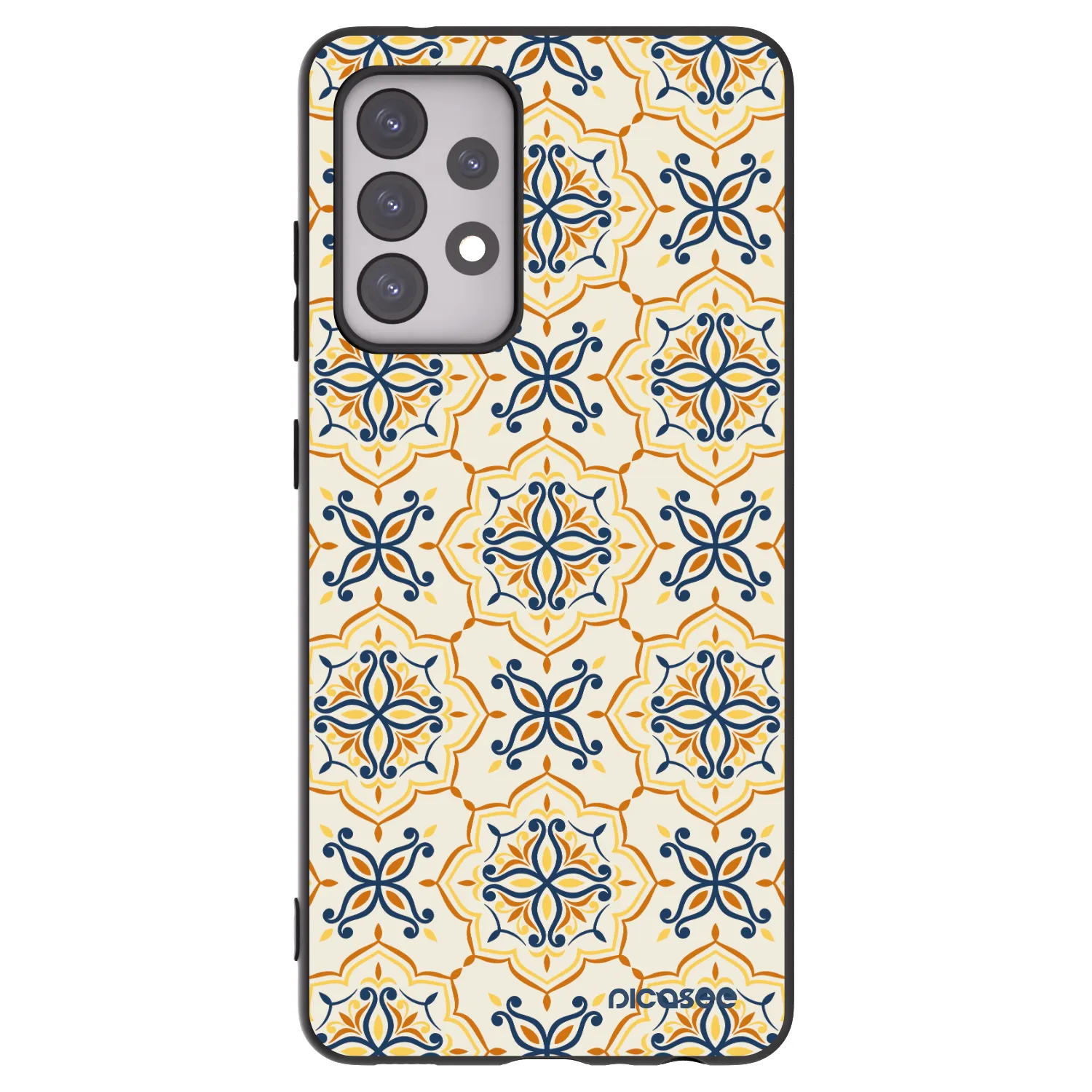Picasee silikonski črni ovitek za Samsung Galaxy A52 5G A525F - Majolica