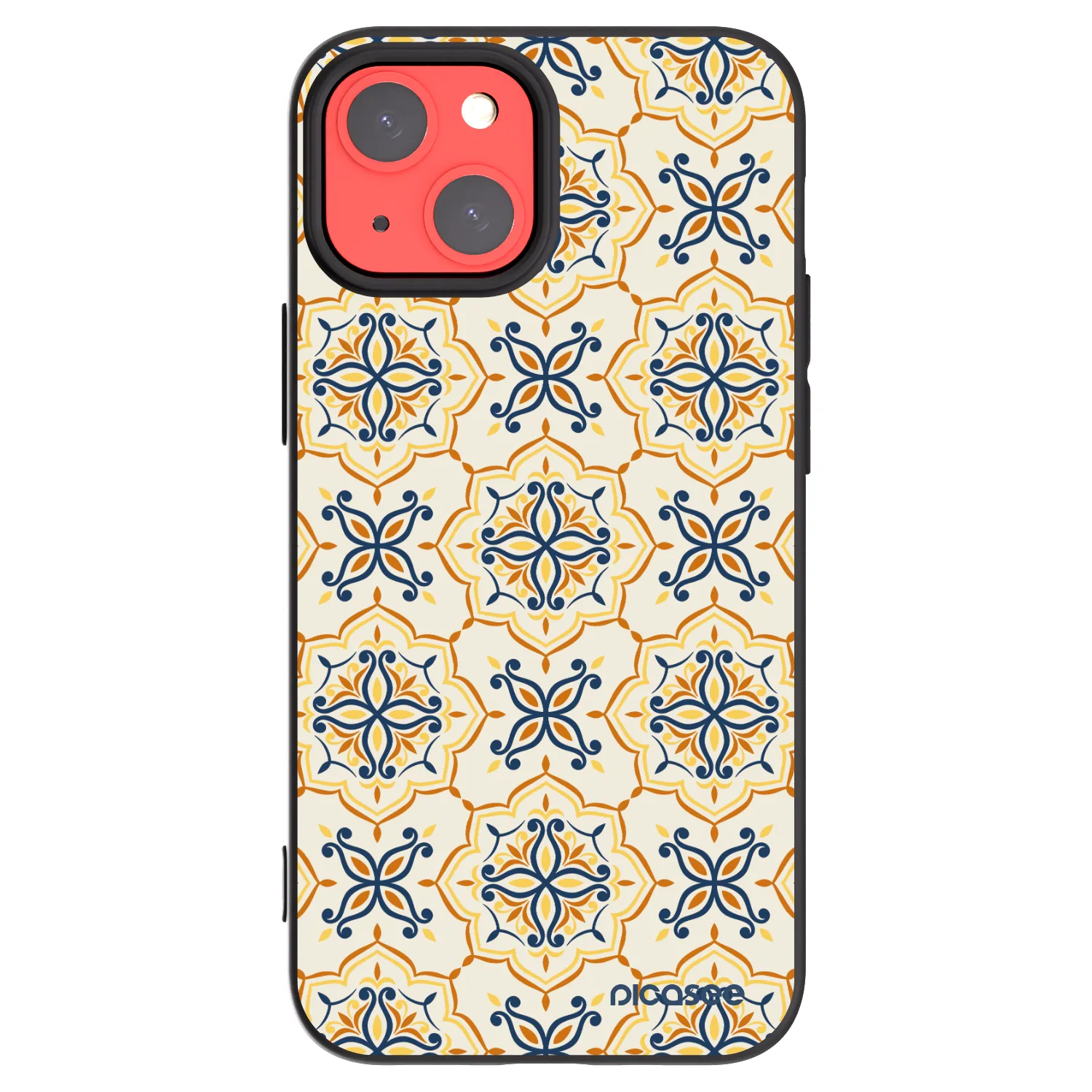 Picasee silikonski črni ovitek za Apple iPhone 13 mini - Majolica