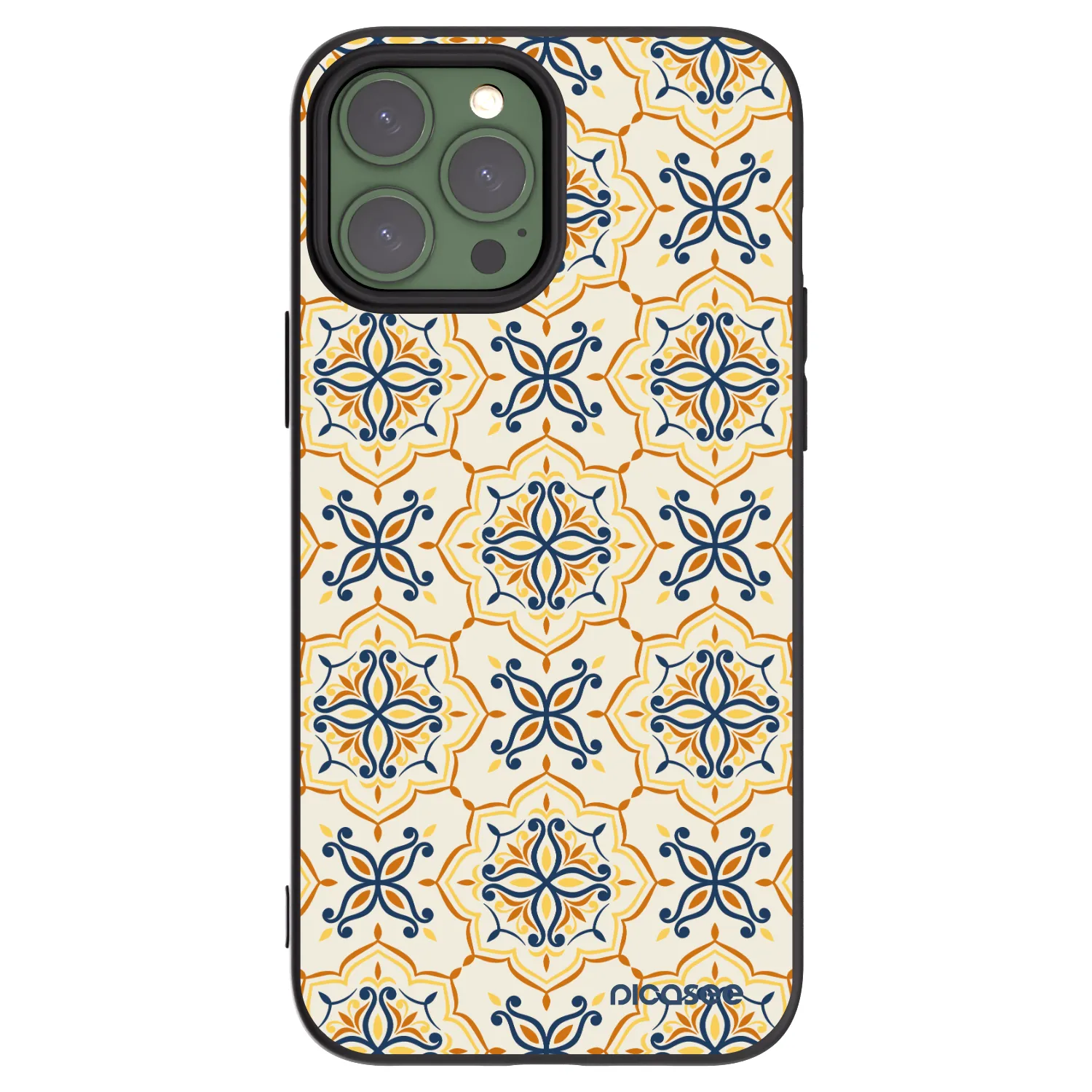 Picasee silikonski črni ovitek za Apple iPhone 13 Pro Max - Majolica