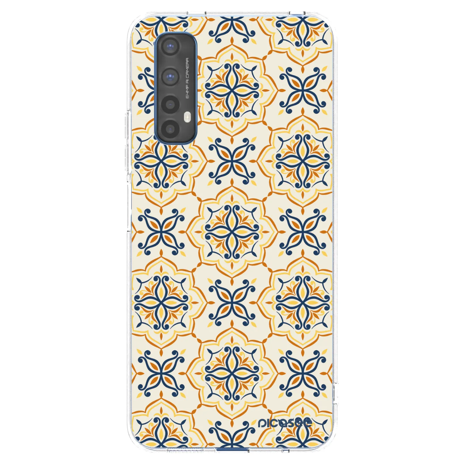 Picasee silikonski prozorni ovitek za Realme 7 - Majolica