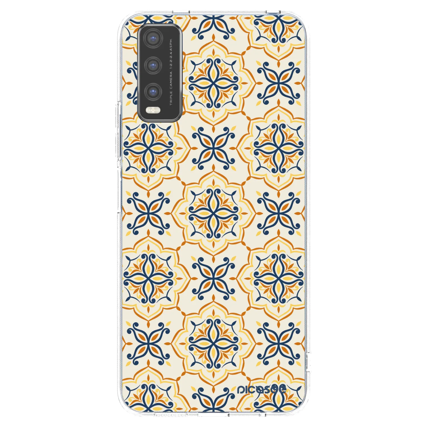 Picasee silikonski prozorni ovitek za Vivo Y20s - Majolica