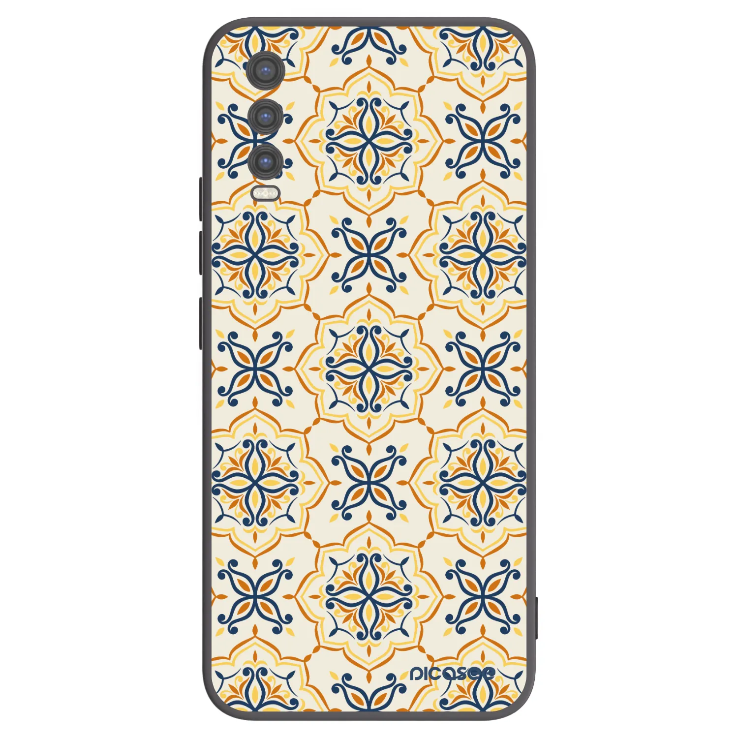 Picasee silikonski črni ovitek za Vivo Y20s - Majolica