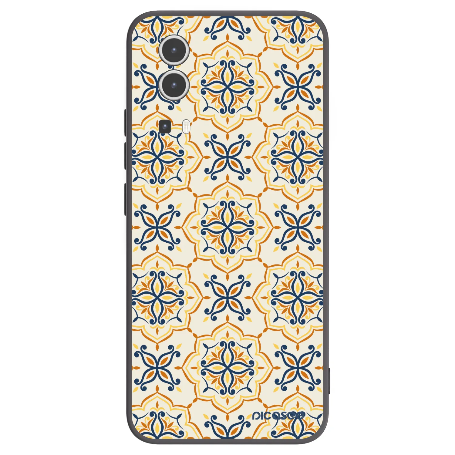 Picasee silikonski črni ovitek za Vivo Y72 5G - Majolica