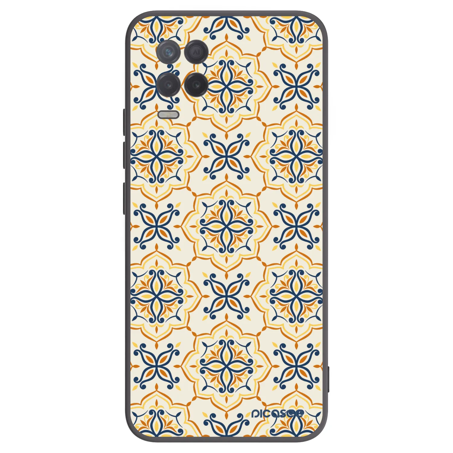 Picasee silikonski črni ovitek za Realme 8 5G - Majolica