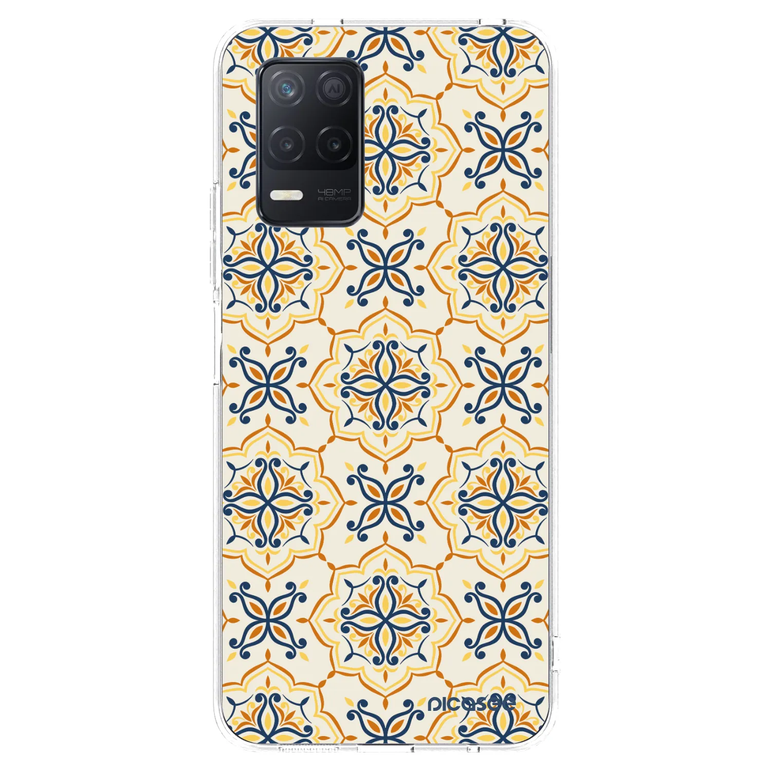 Picasee silikonski prozorni ovitek za Realme 8 5G - Majolica
