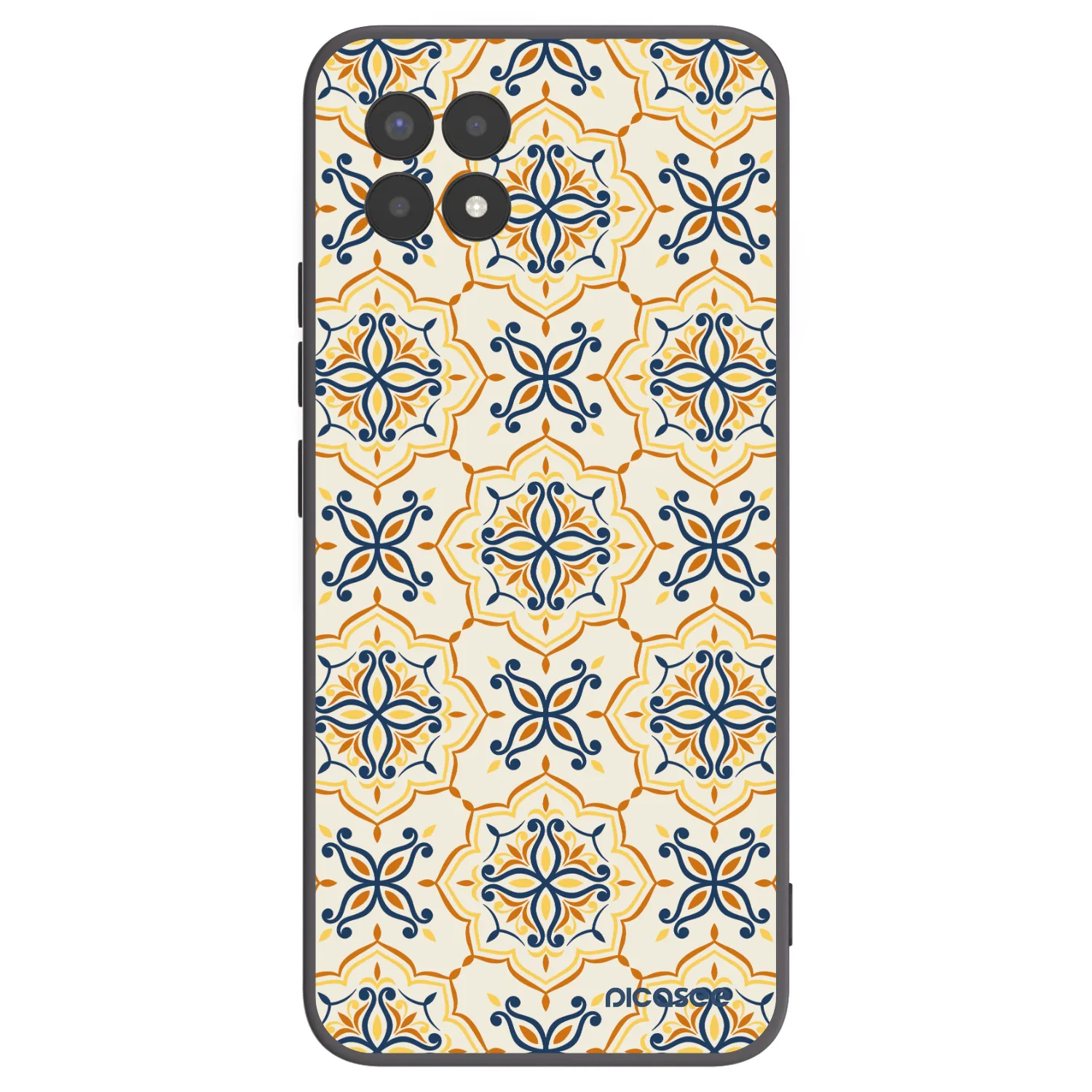 Picasee silikonski črni ovitek za Realme 8i - Majolica