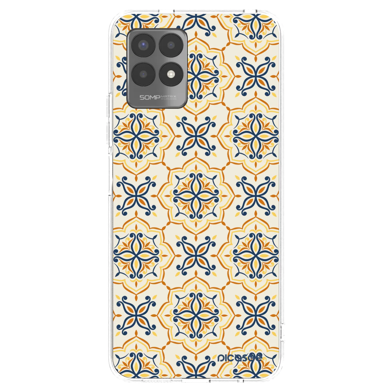 Picasee silikonski prozorni ovitek za Realme 8i - Majolica
