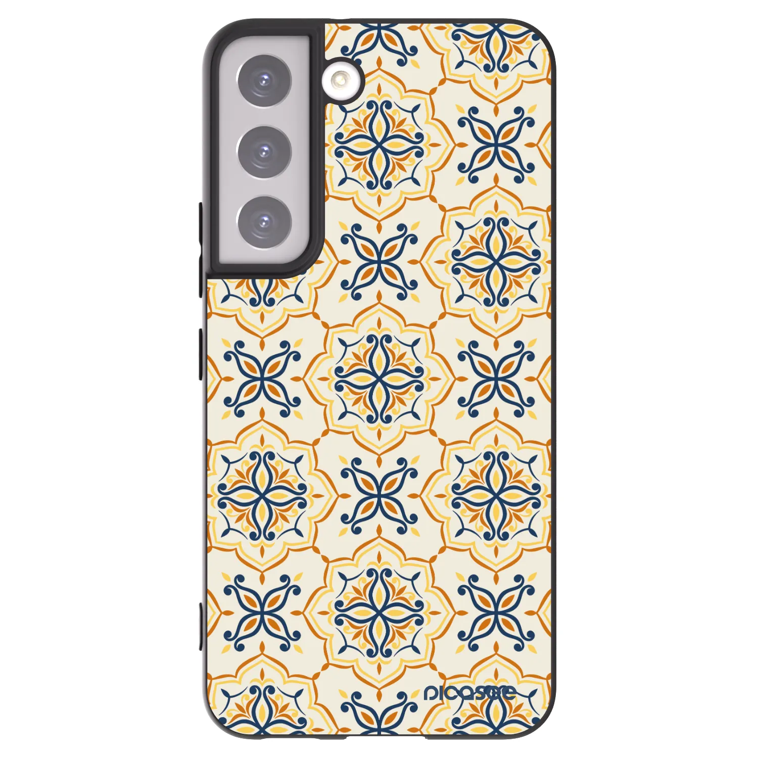 Picasee silikonski črni ovitek za Samsung Galaxy S22 5G - Majolica