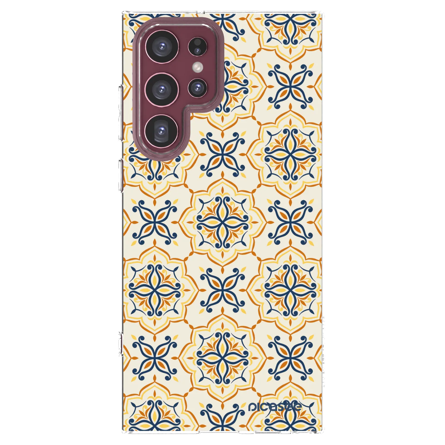 Picasee silikonski prozorni ovitek za Samsung Galaxy S22 Ultra 5G - Majolica