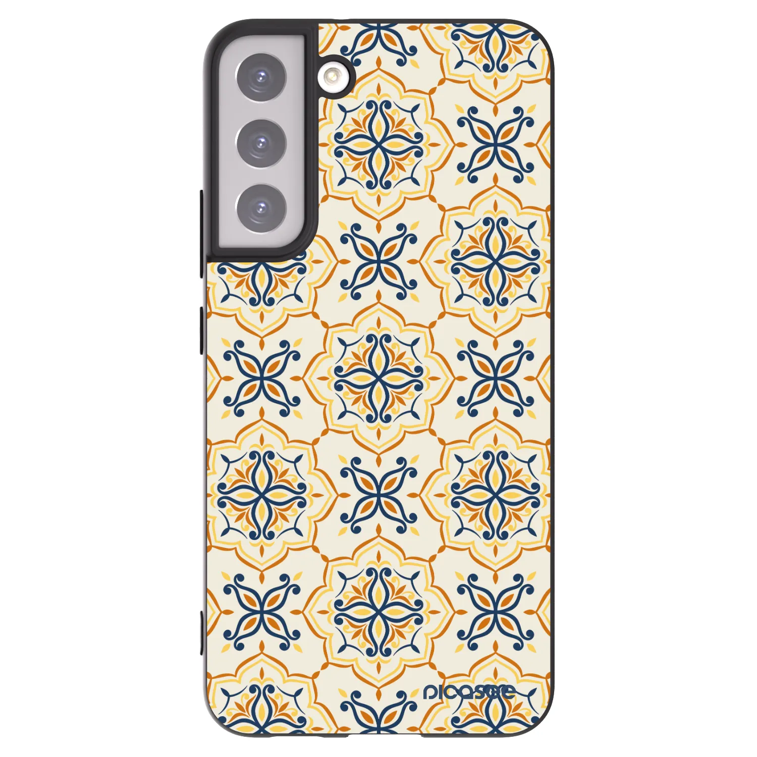 Picasee silikonski črni ovitek za Samsung Galaxy S22+ 5G - Majolica