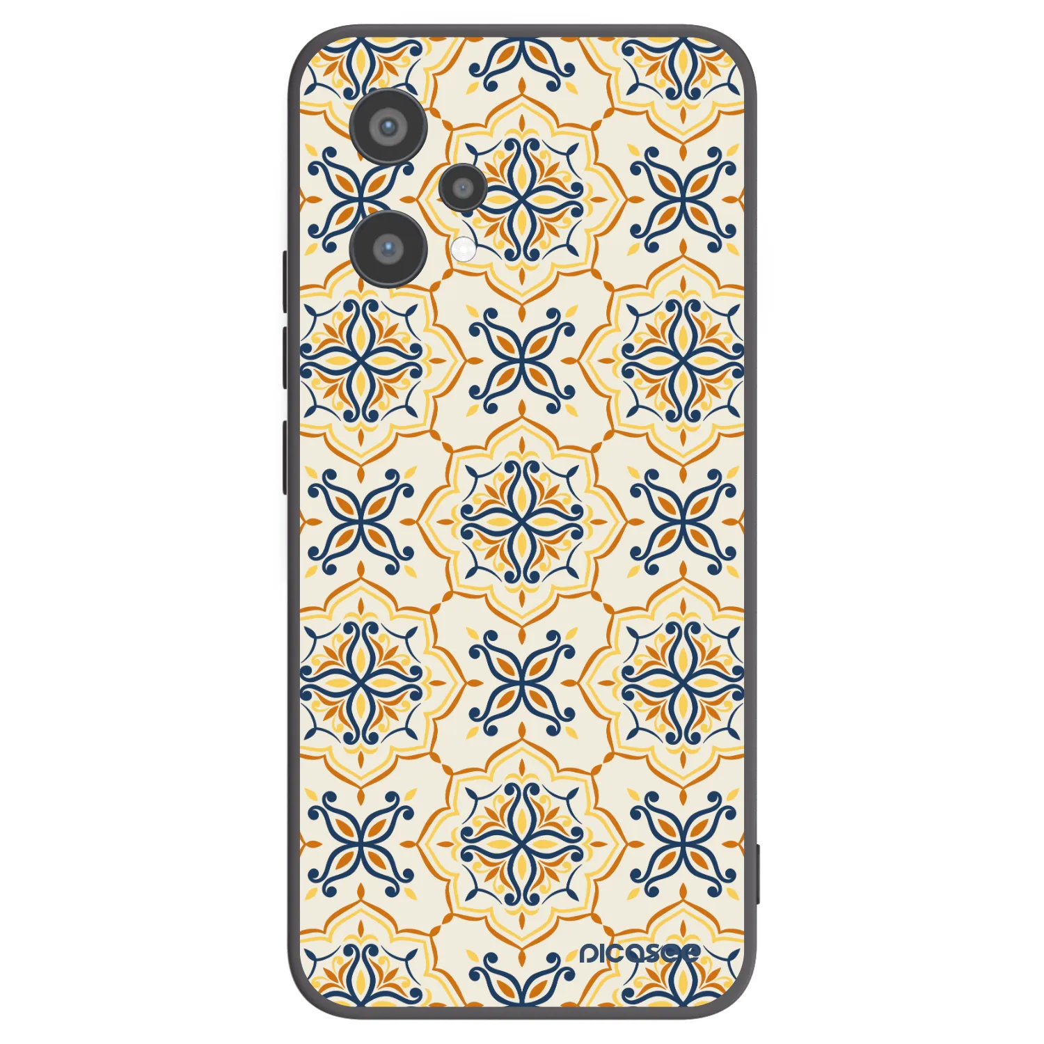 Picasee silikonski črni ovitek za Realme 9 Pro 5G - Majolica
