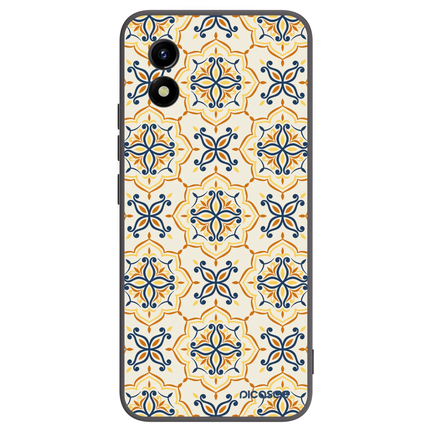 Picasee silikonski črni ovitek za Vivo Y01 - Majolica