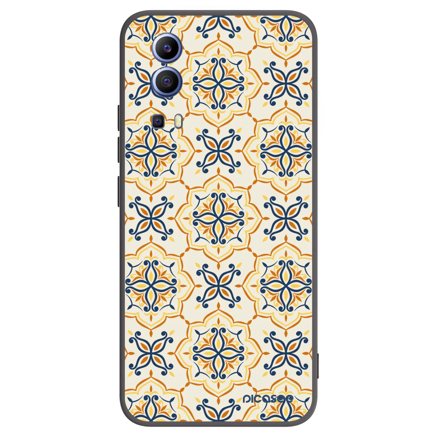 Picasee silikonski črni ovitek za Vivo Y52 5G - Majolica