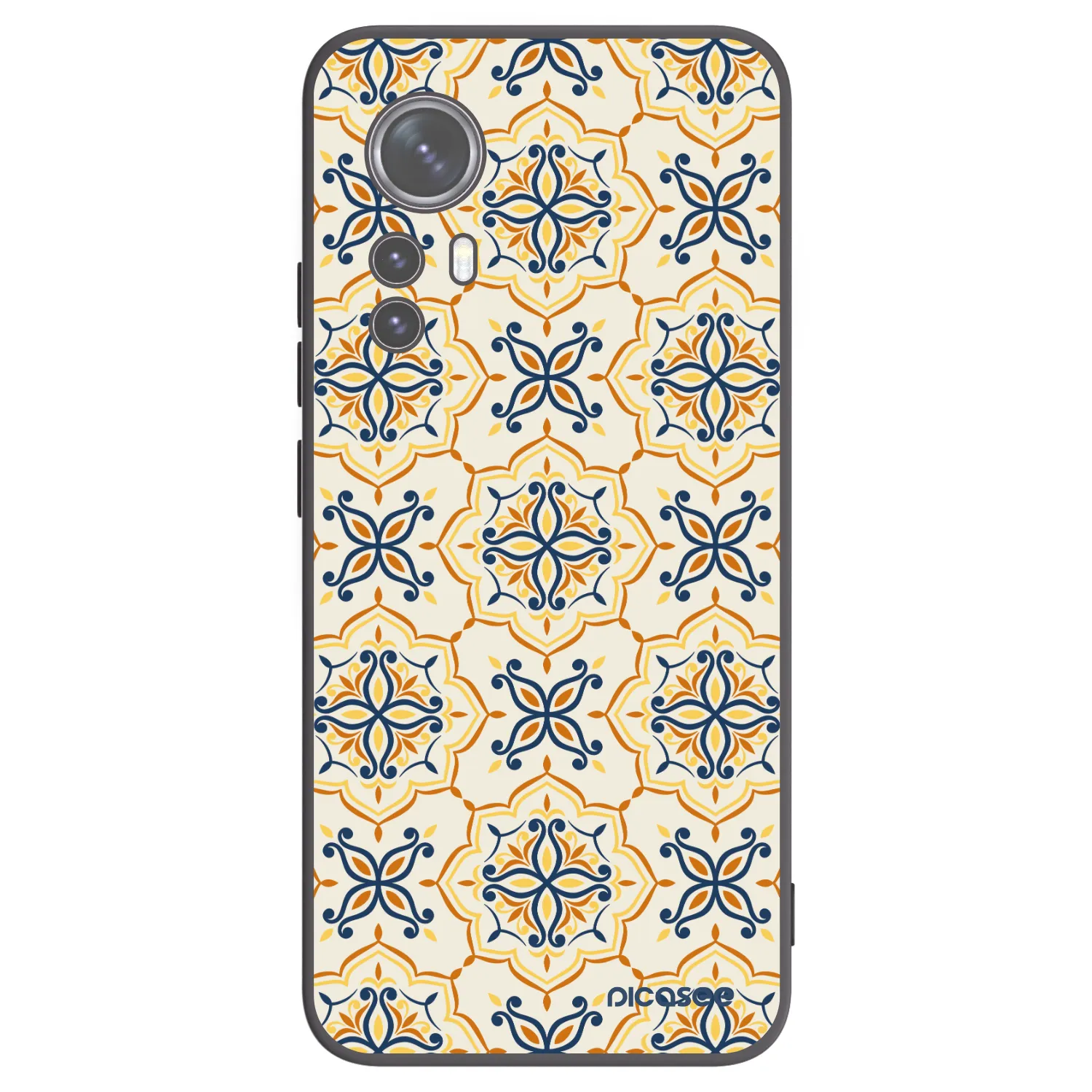 Picasee silikonski črni ovitek za Xiaomi 12X - Majolica