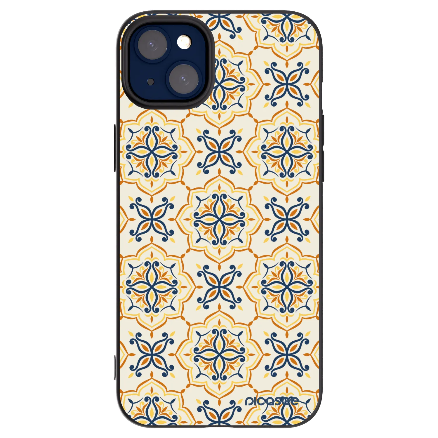 Picasee silikonski črni ovitek za Apple iPhone 14 Plus - Majolica
