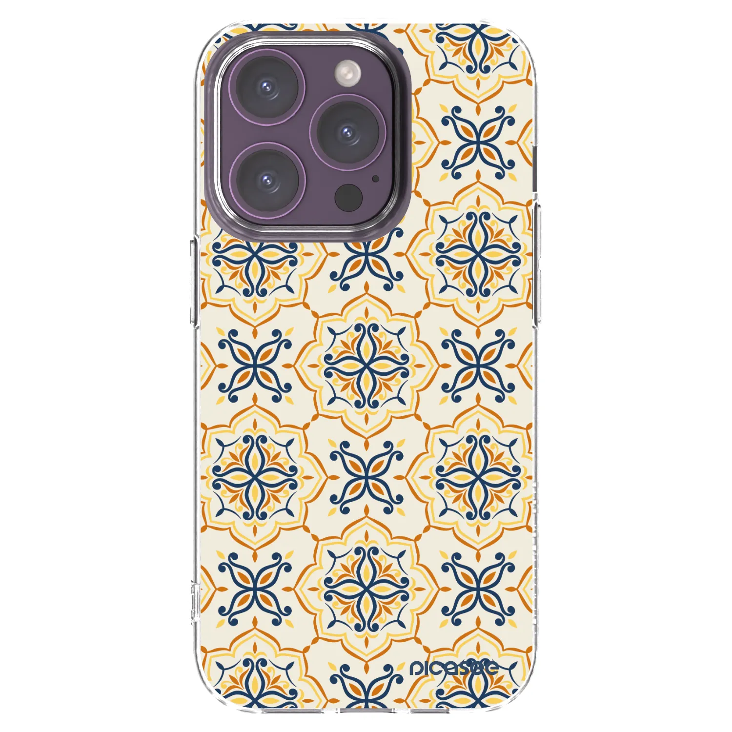 Picasee silikonski prozorni ovitek za Apple iPhone 14 Pro - Majolica