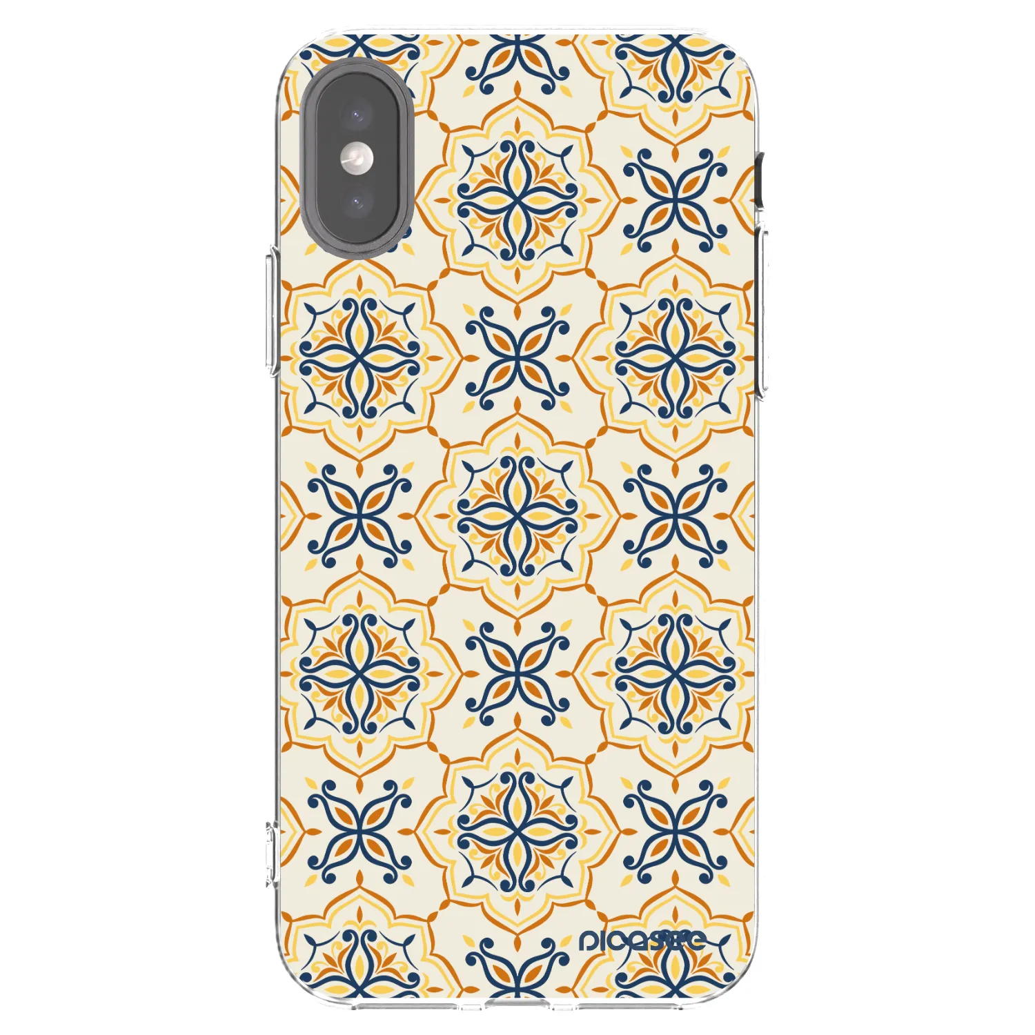 Picasee silikonski prozorni ovitek za Apple iPhone X/XS - Majolica