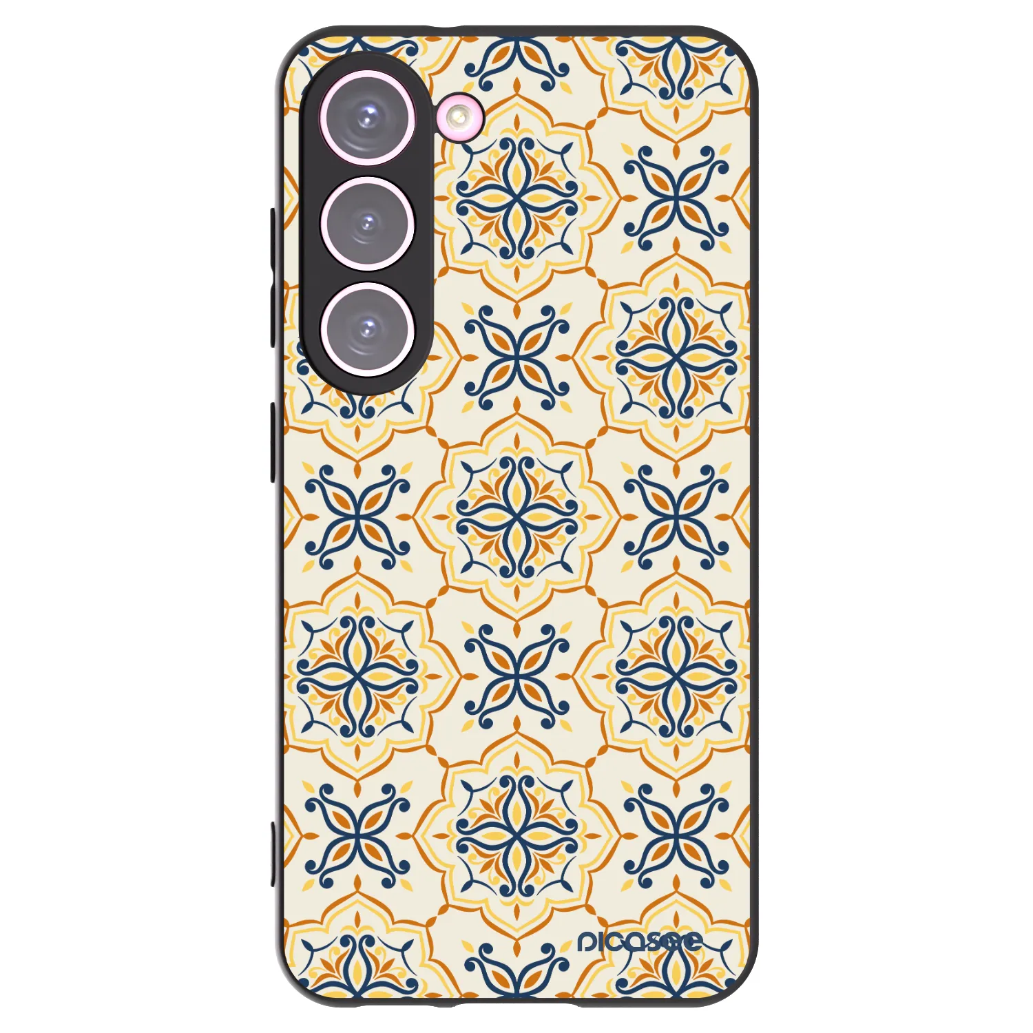 Picasee silikonski črni ovitek za Samsung Galaxy S23 5G - Majolica