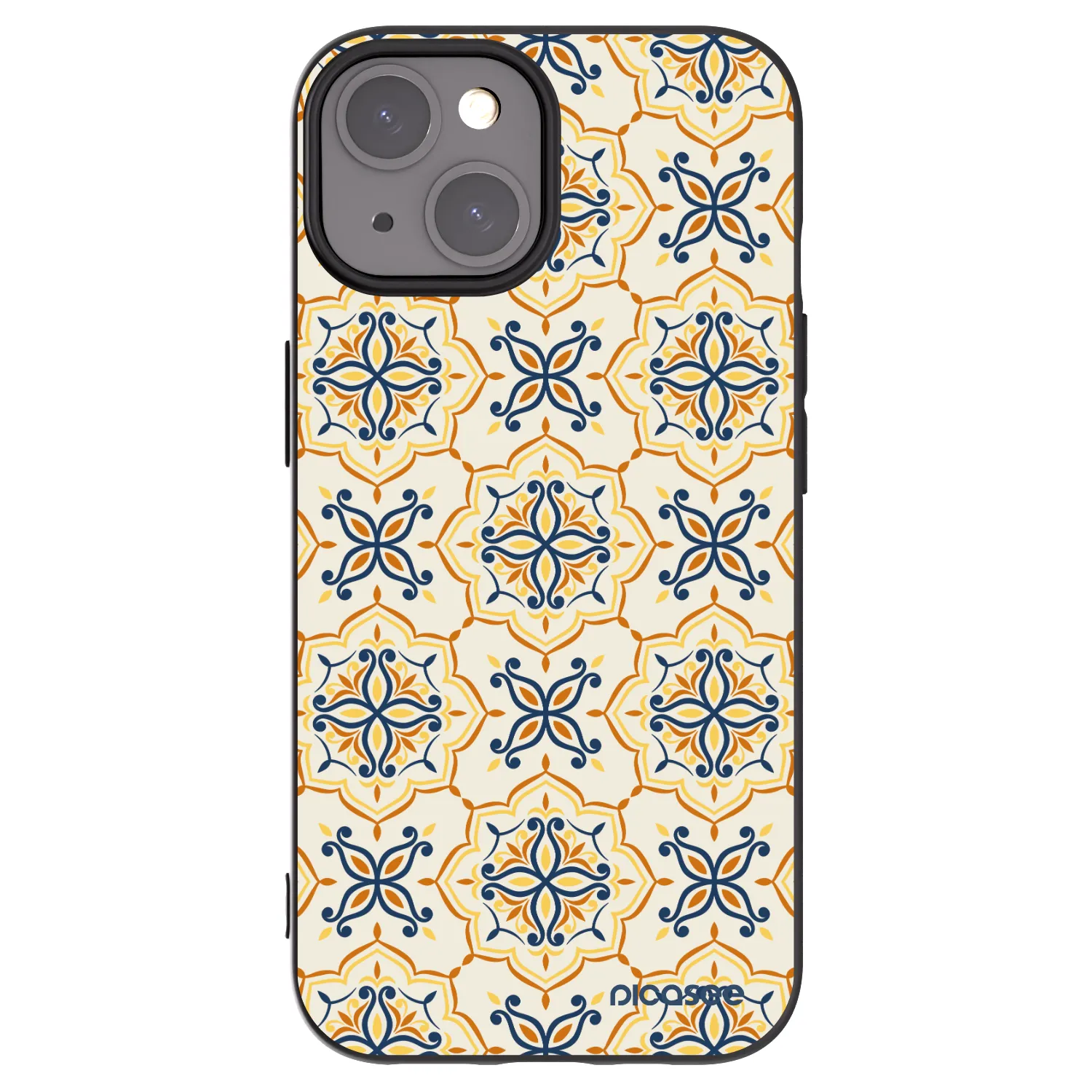 Picasee silikonski črni ovitek za Apple iPhone 15 - Majolica