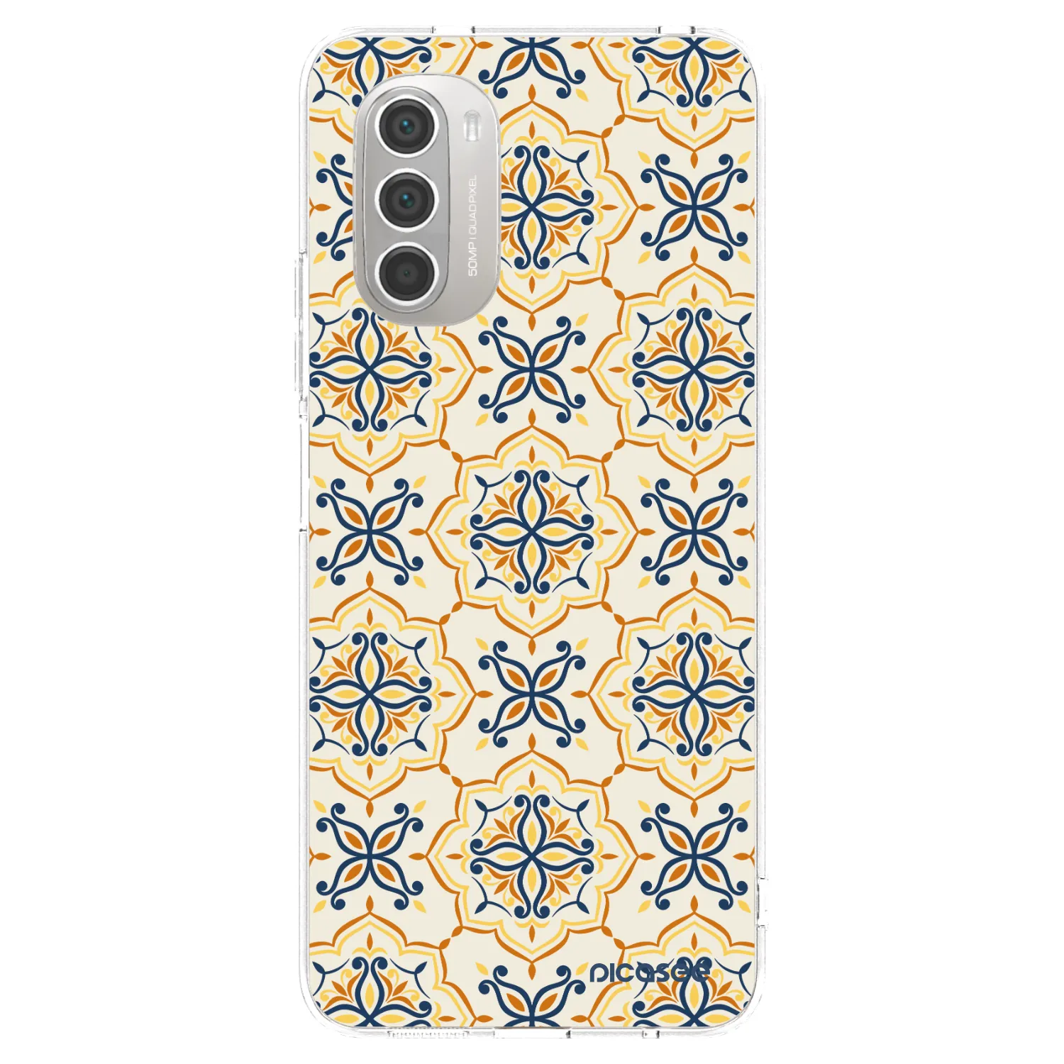 Picasee silikonski prozorni ovitek za Motorola Moto G51 - Majolica