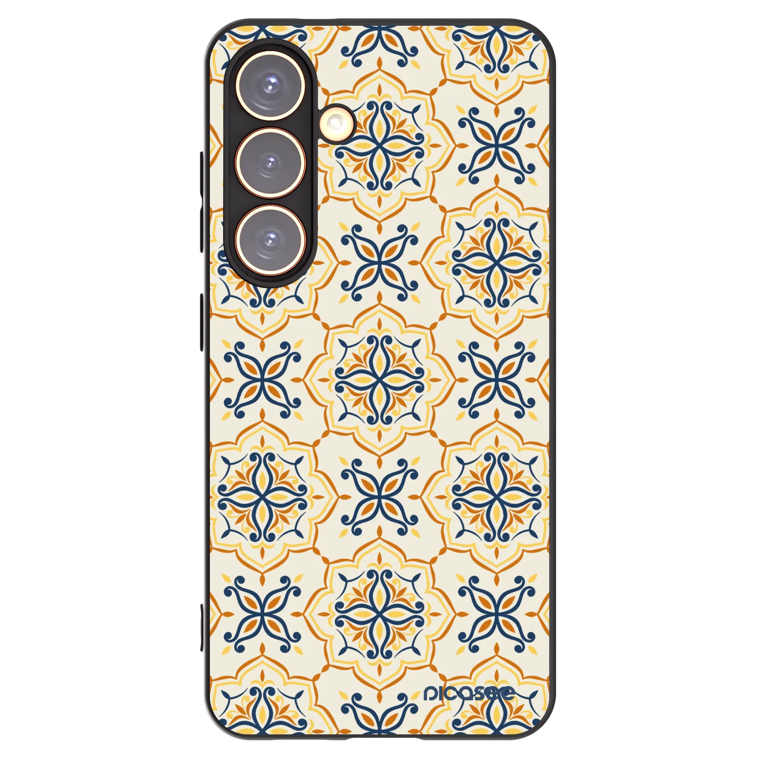 Picasee silikonski črni ovitek za Samsung Galaxy S24 S921B 5G - Majolica