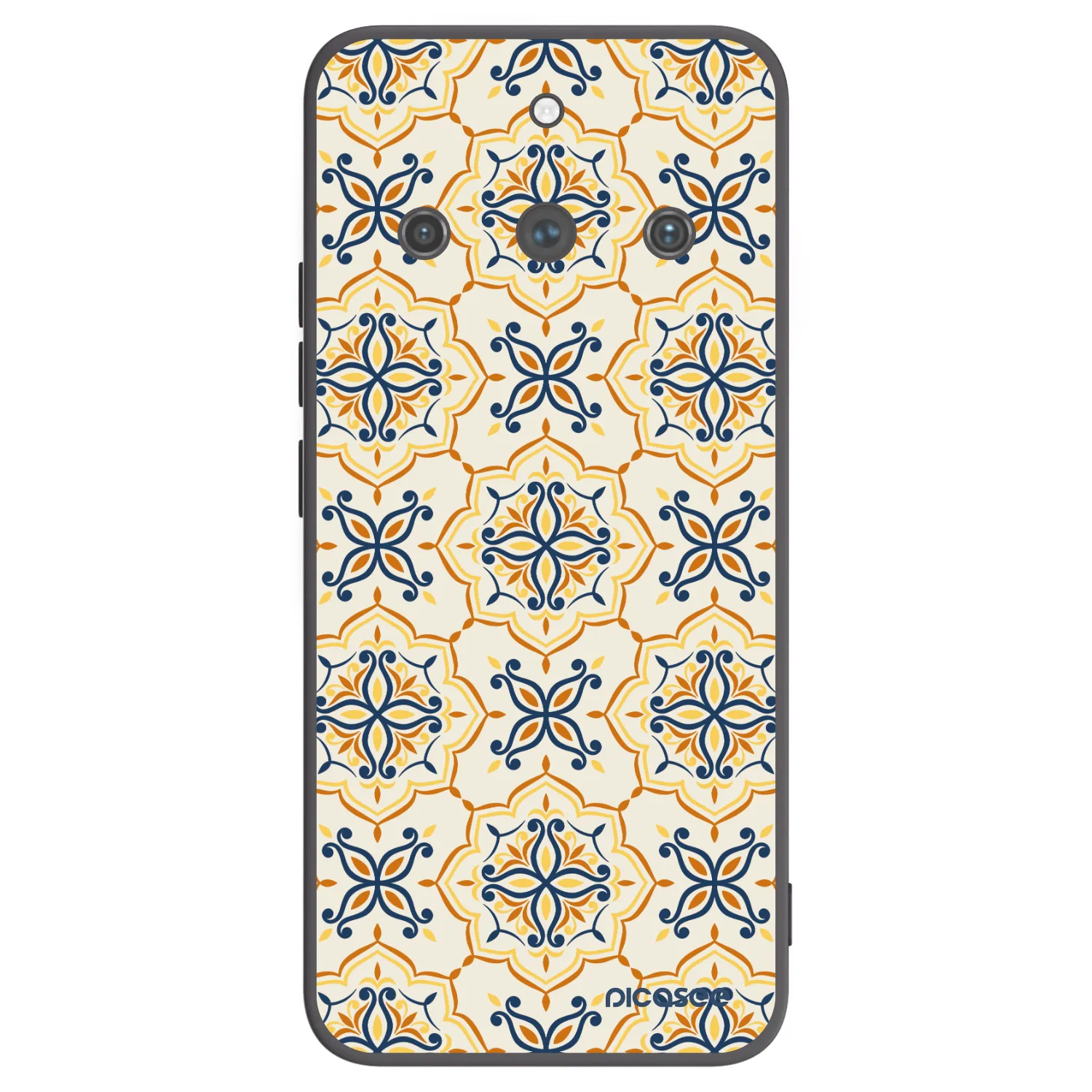 Picasee silikonski črni ovitek za Realme 11 Pro+ - Majolica
