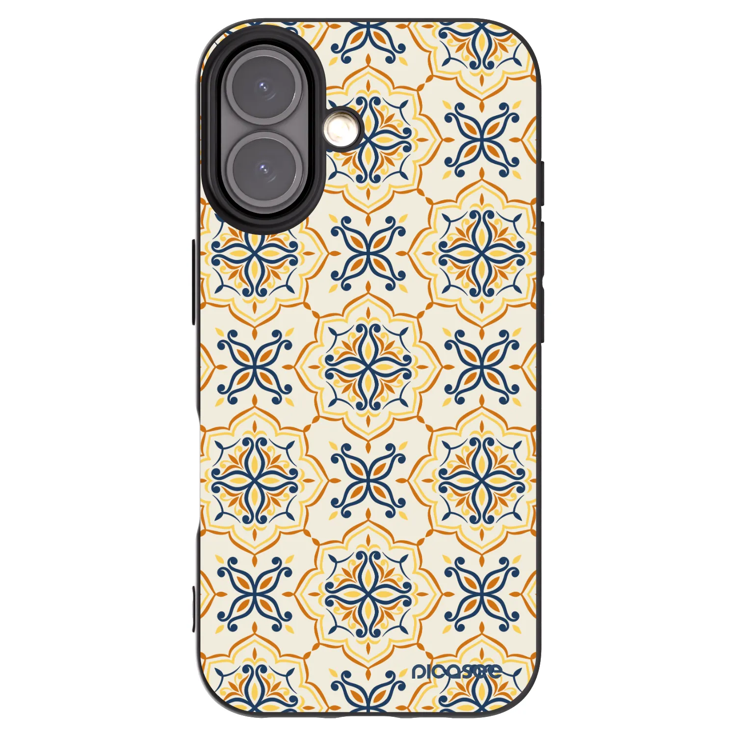 Picasee silikonski črni ovitek za Apple iPhone 16 - Majolica