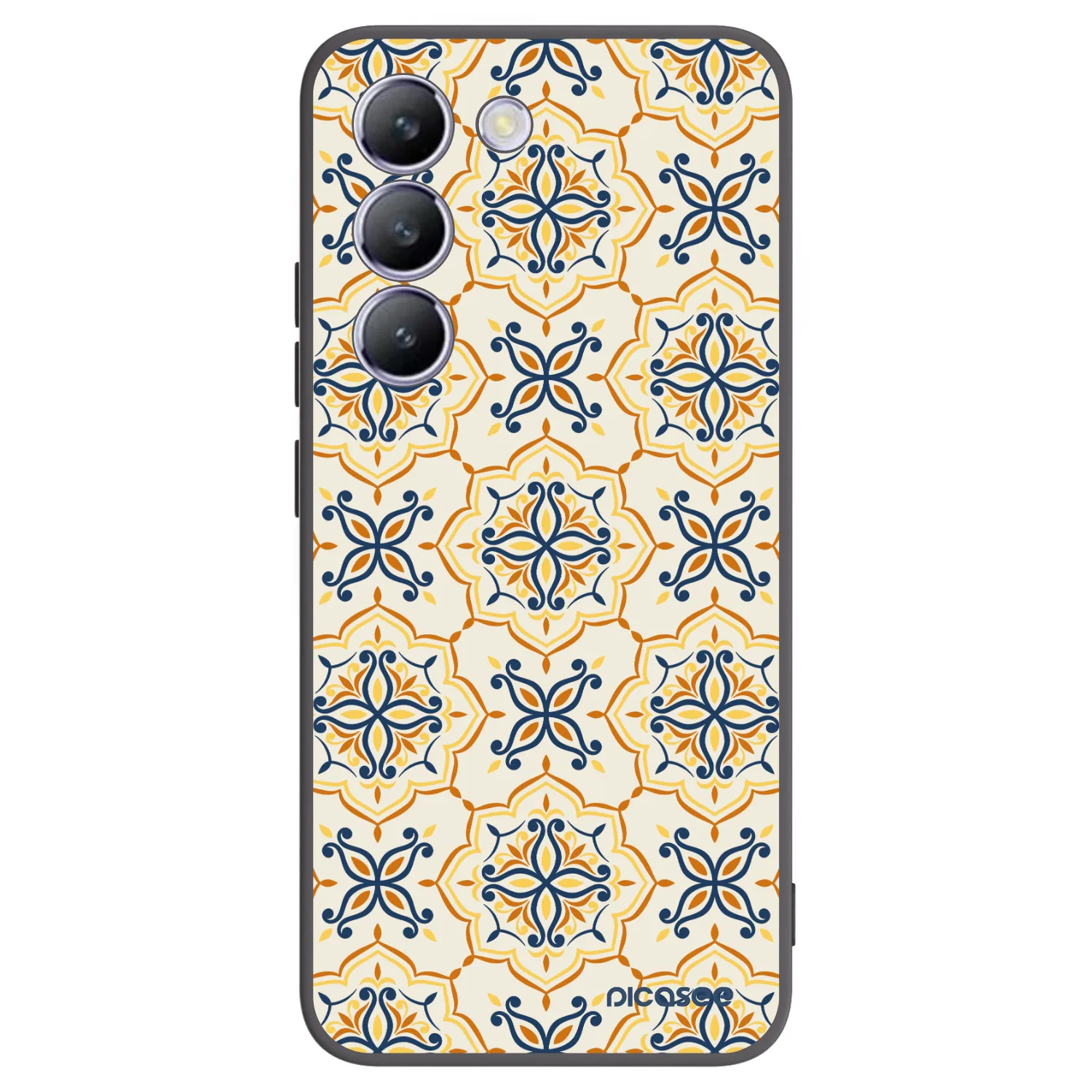 Picasee silikonski črni ovitek za Vivo V40 SE 5G - Majolica
