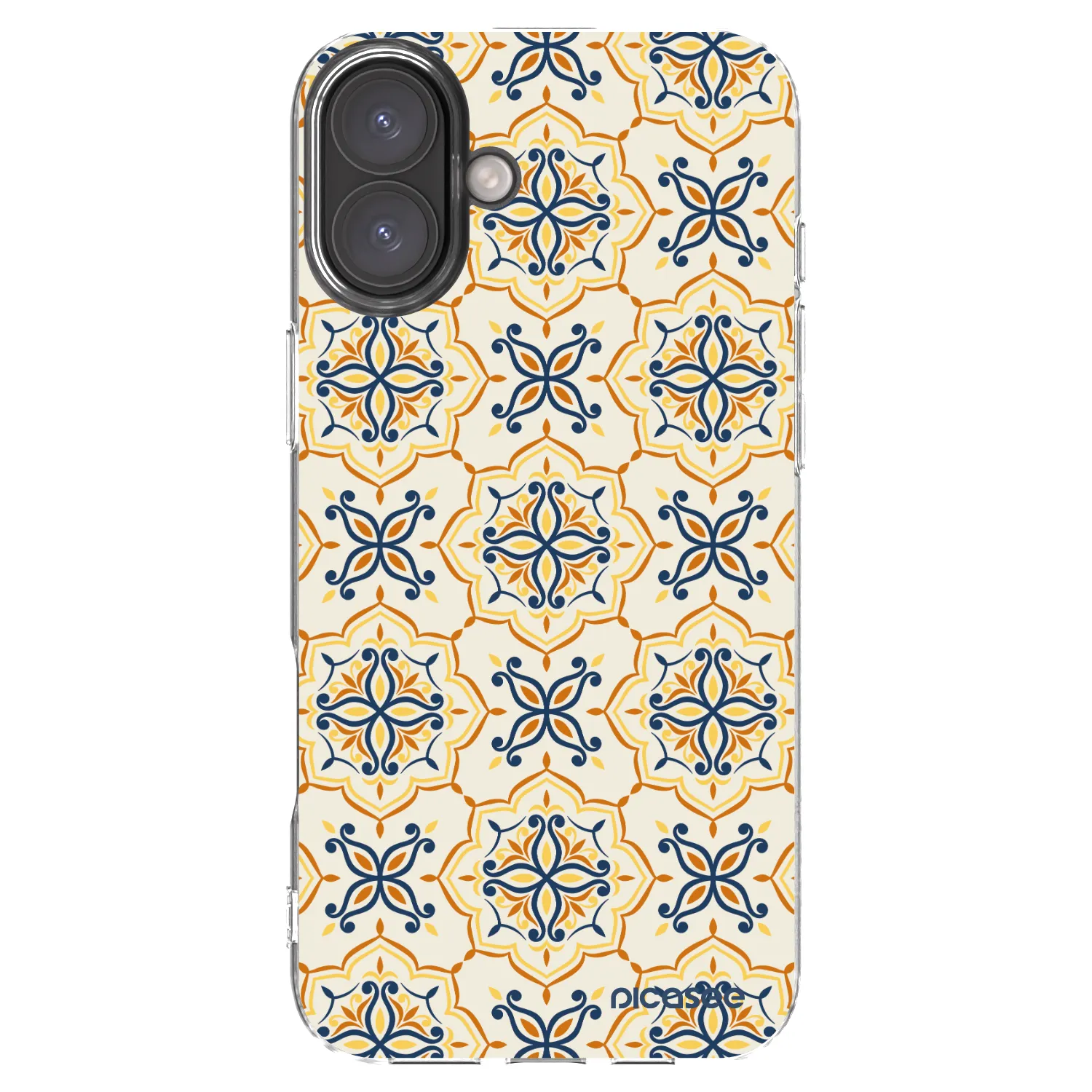 Picasee silikonski prozorni ovitek za Apple iPhone 16 Plus - Majolica
