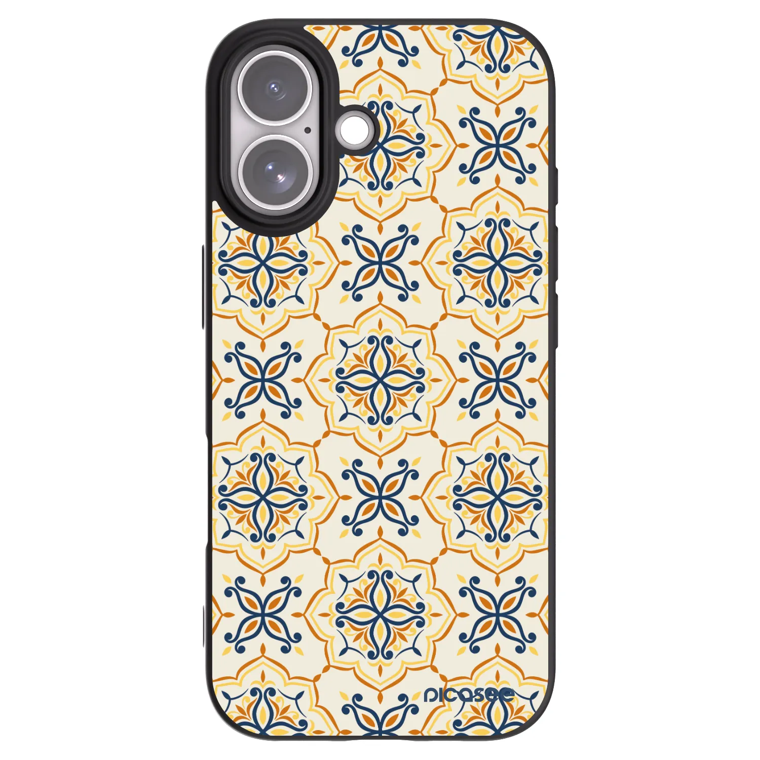 Picasee silikonski črni ovitek za Apple iPhone 17 - Majolica