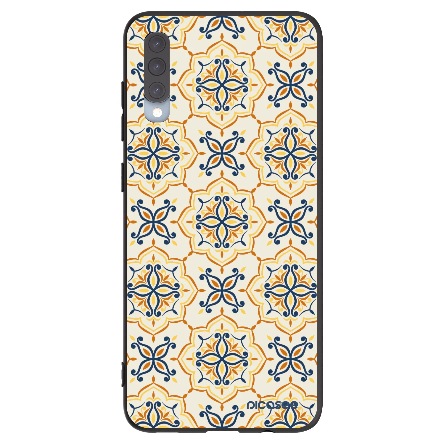 Picasee silikonski črni ovitek za Samsung Galaxy A70 A705F - Majolica