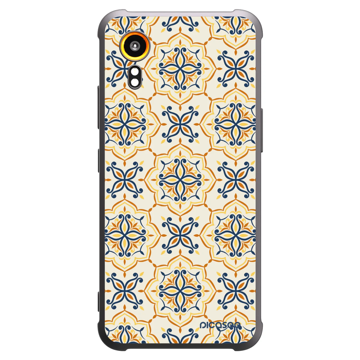 Picasee silikonski črni ovitek za Samsung Galaxy XCover 7 - Majolica