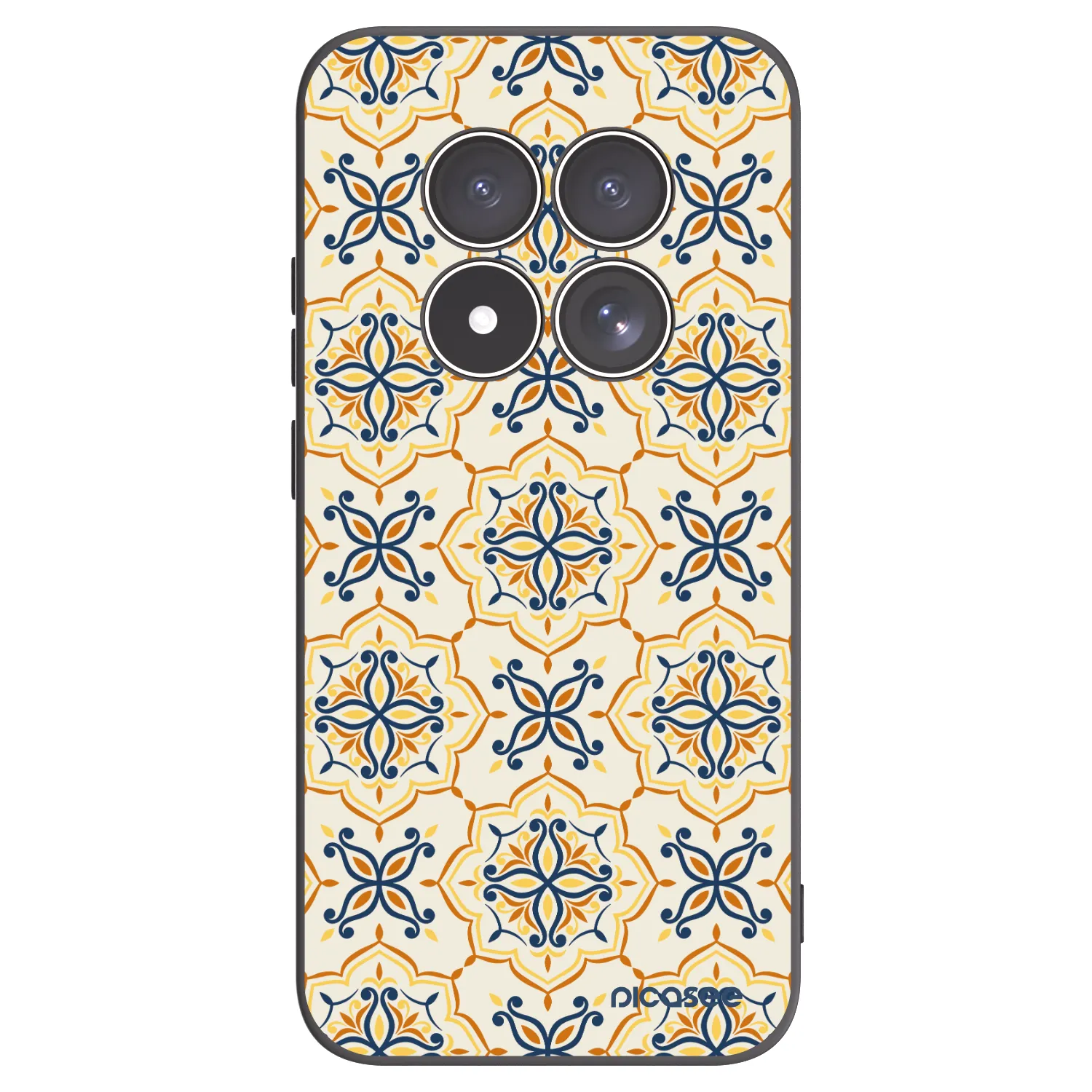 Picasee silikonski črni ovitek za Xiaomi Redmi Note 15 Pro 5G - Majolica