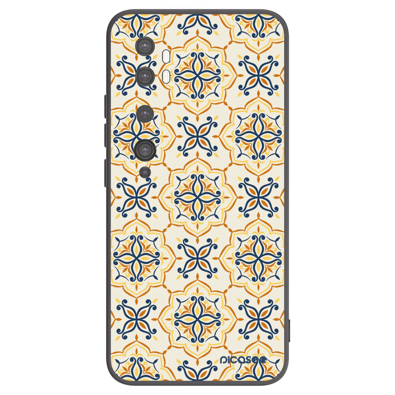 Picasee silikonski črni ovitek za Xiaomi Mi Note 10 (Pro) - Majolica