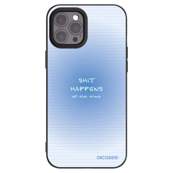 Picasee silikonski črni ovitek za Apple iPhone 12 Pro Max - Oops Memo