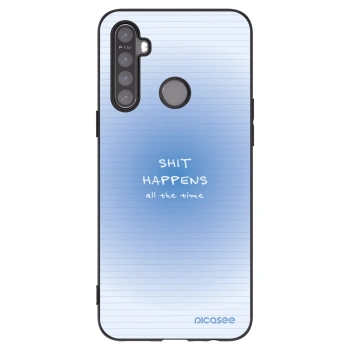 Picasee silikonski črni ovitek za Realme 6i - Oops Memo