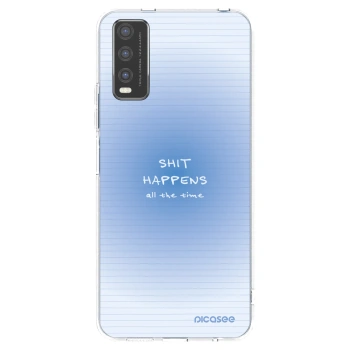 Picasee silikonski prozorni ovitek za Vivo Y20s - Oops Memo