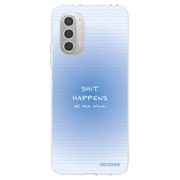 Picasee silikonski prozorni ovitek za Motorola Moto G51 - Oops Memo