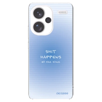 Picasee silikonski prozorni ovitek za Xiaomi Redmi Note 13 Pro+ 5G - Oops Memo